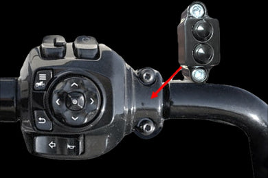 New Skully Customs Handlebar Switch for 2024+ Touring Bikes